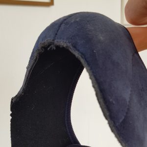 Tomaia garbata non flangiata